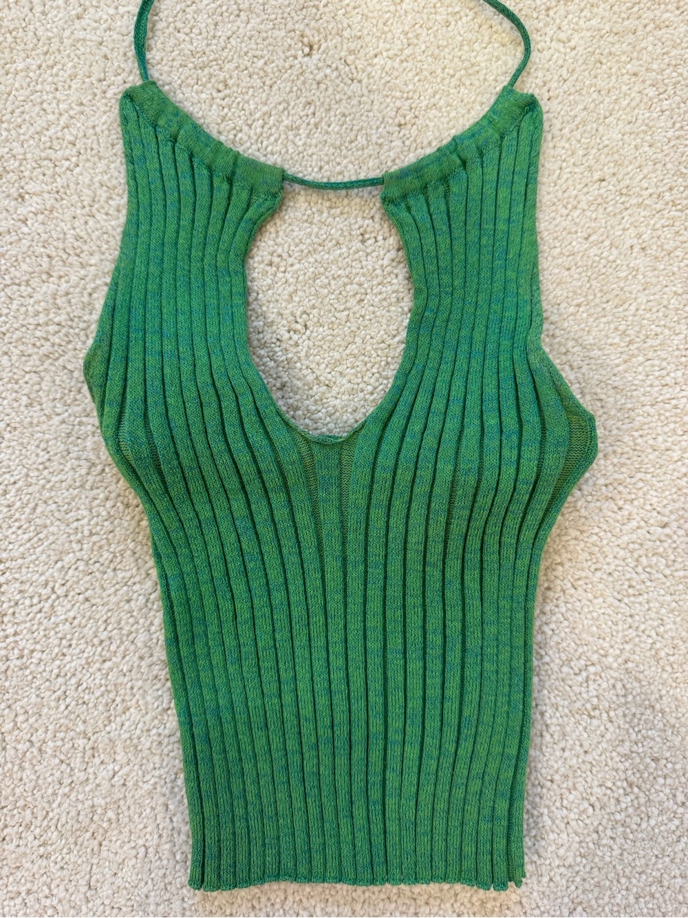 Paloma Wool Block Rib Top Green - Picture 5 of 8
